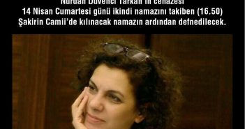 14 Nisan 2018 – Küresel BAK aktivisti Nurdan Düvenci Tarkan’ı uğurluyoruz